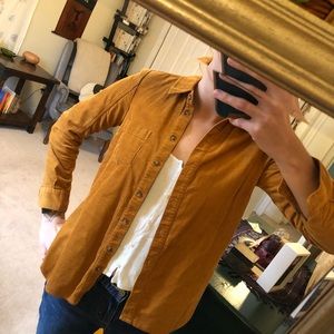 Anthropologie Corduroy button down
